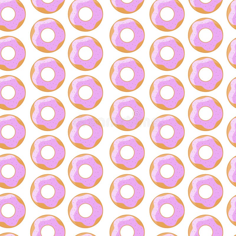 Modelo inconsútil de los anillos de espuma dulces del rosa Ilustraci?n del vector stock de ilustración Modelo inconsútil de los anillos de espuma dulces del rosa Ilustraci?n del vector stock de ilustración