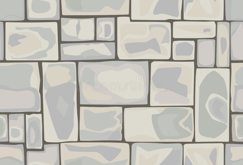 Modelo inconsútil de piedras stock de ilustración Modelo inconsútil de piedras stock de ilustración