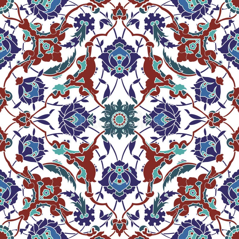 Modelo inconsútil del Arabesque ilustración del vector Modelo inconsútil del Arabesque ilustración del vector