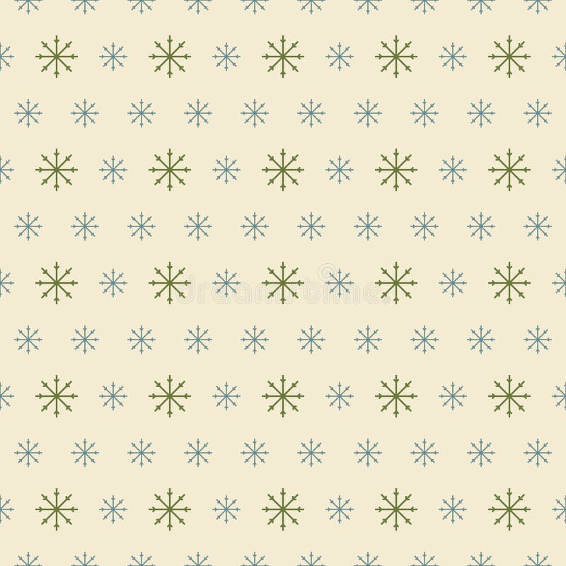 Modelo inconsútil del invierno de copos de nieve en colores lamentables ilustración del vector Modelo inconsútil del invierno de copos de nieve en colores lamentables ilustración del vector