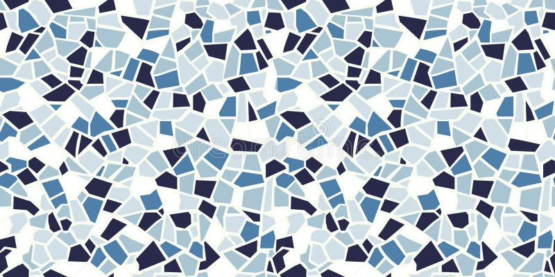 Modelo inconsútil del mosaico abstracto brillante Fondo del vector Textura sin fin Fragmentos de la baldosa cerámica ilustración del vector