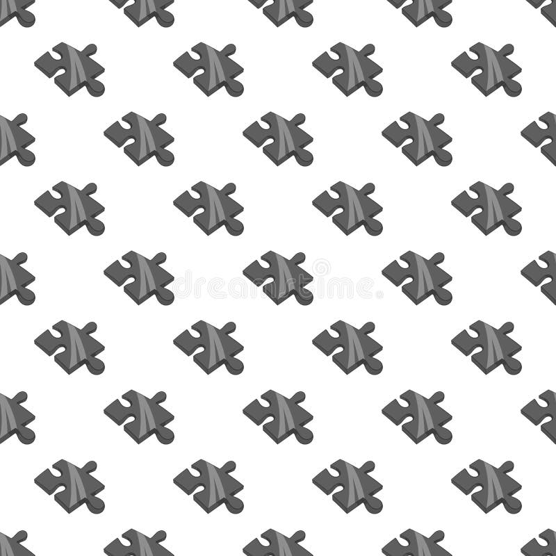 Modelo inconsútil del rompecabezas ilustración del vector Modelo inconsútil del rompecabezas ilustración del vector