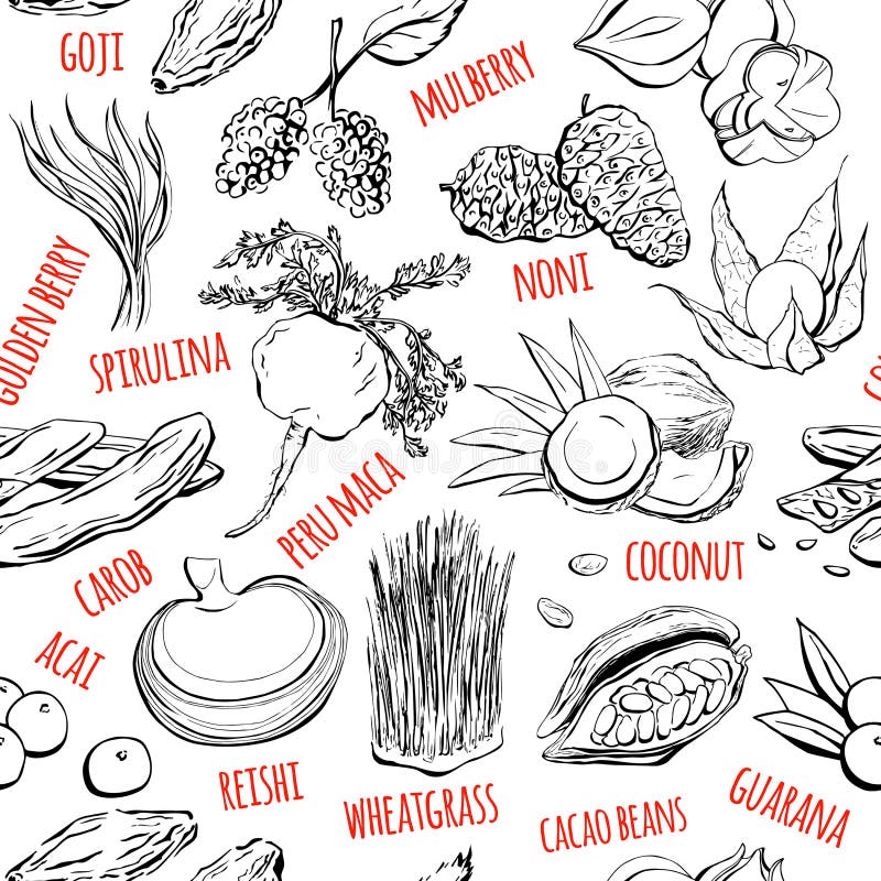 Modelo inconsútil del vector con las frutas ilustración del vector Modelo inconsútil del vector con las frutas ilustración del vector