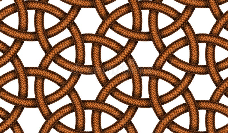 Modelo inconsútil del vector de cordones de cuero entrelazados ilustración del vector Modelo inconsútil del vector de cordones de cuero entrelazados ilustración del vector