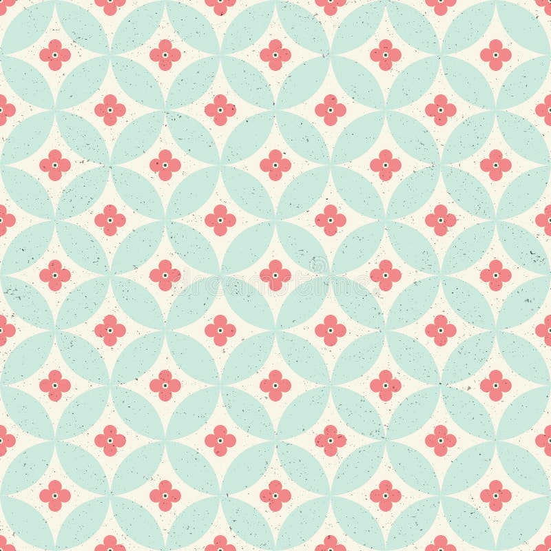 Modelo inconsútil del vintage stock de ilustración Modelo inconsútil del vintage stock de ilustración