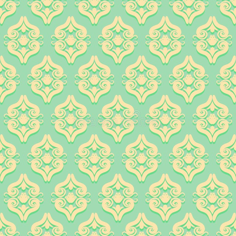 Modelo inconsútil del vintage en estilo victoriano stock de ilustración Modelo inconsútil del vintage en estilo victoriano stock de ilustración