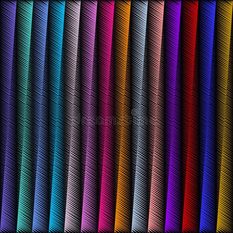 Modelo inconsútil geométrico rayado del bordado 3d Abstrac del vector ilustración del vector Modelo inconsútil geométrico rayado del bordado 3d Abstrac del vector ilustración del vector