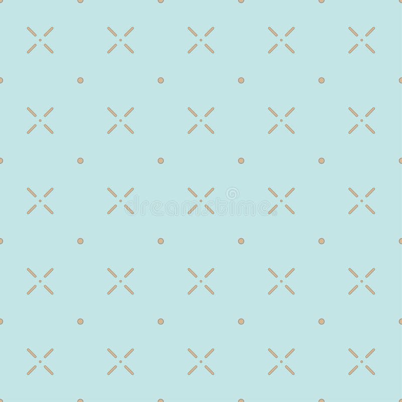 Modelo inconsútil simple de líneas y de círculos Fondo ligero ilustración del vector Modelo inconsútil simple de líneas y de círculos Fondo ligero ilustración del vector