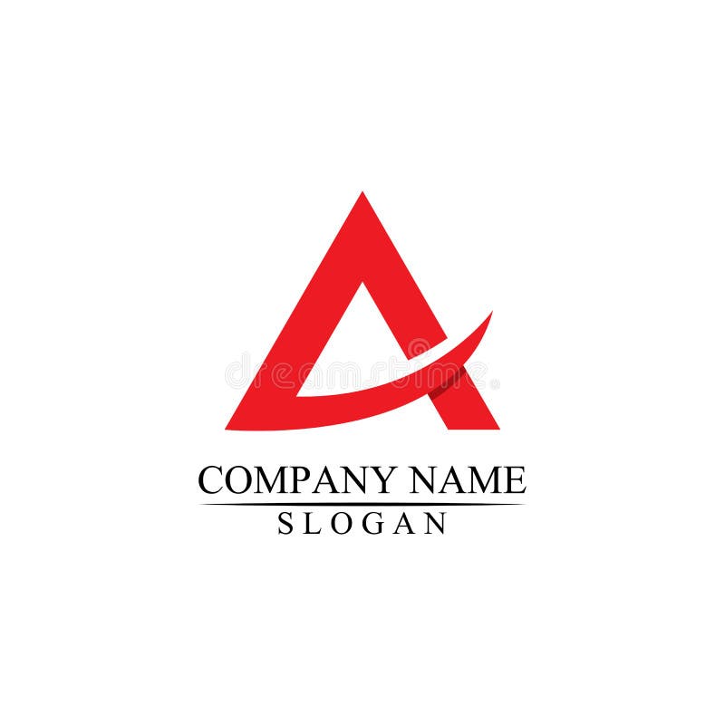 Modelo inicial de logotipo por letra. ilustração royalty free