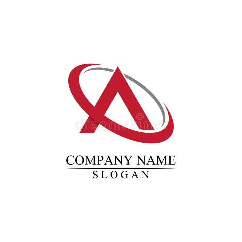 Modelo inicial de logotipo por letra. ilustração royalty free