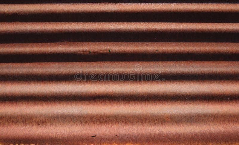 Modelo metálico acanalado oxidado de la hoja foto de archivo Modelo metálico acanalado oxidado de la hoja foto de archivo