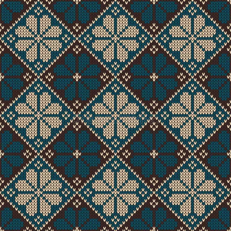 Modelo ornamental hecho punto inconsútil Vector Illust ilustración del vector Modelo ornamental hecho punto inconsútil Vector Illust ilustración del vector