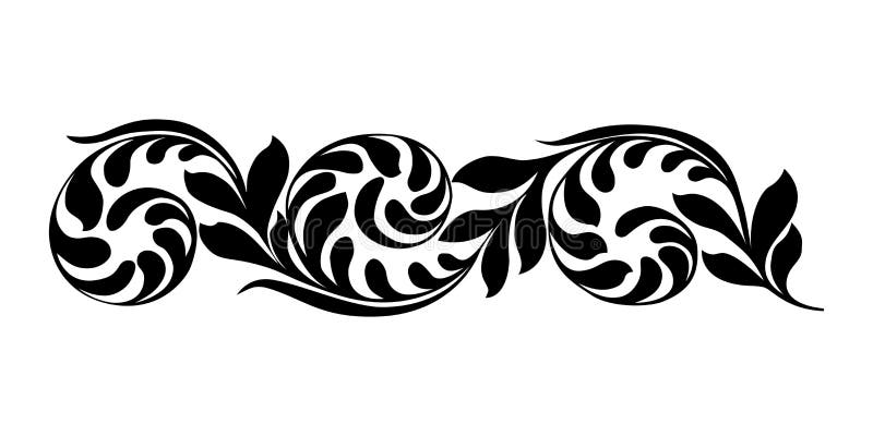 Modelo retro del ornamento del vintage del vector Diseño decorativo libre illustration Modelo retro del ornamento del vintage del vector Diseño decorativo libre illustration