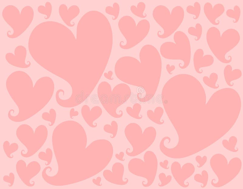 Modelo rosa claro del fondo de los corazones de la tarjeta del día de San Valentín ilustración del vector Modelo rosa claro del fondo de los corazones de la tarjeta del día de San Valentín ilustración del vector