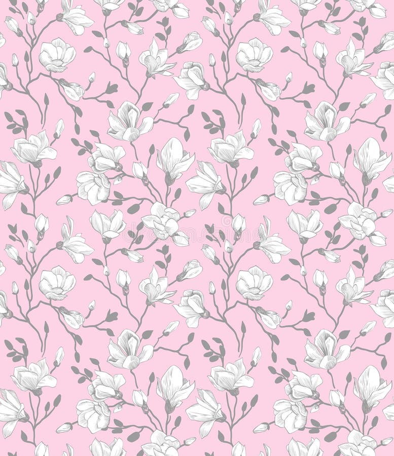 Modelo rosado inconsútil stock de ilustración Modelo rosado inconsútil stock de ilustración