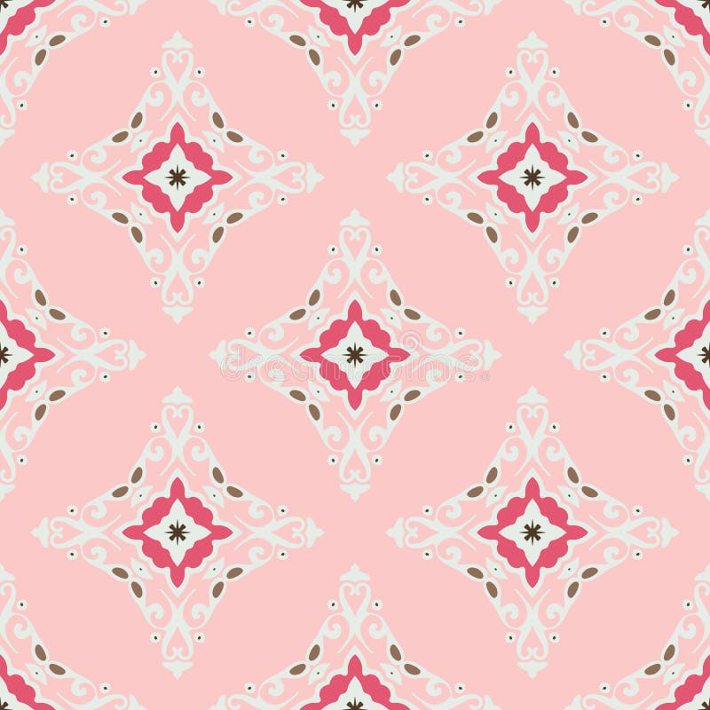 Modelo tejado abstracto inconsútil rosado lindo ilustración del vector Modelo tejado abstracto inconsútil rosado lindo ilustración del vector