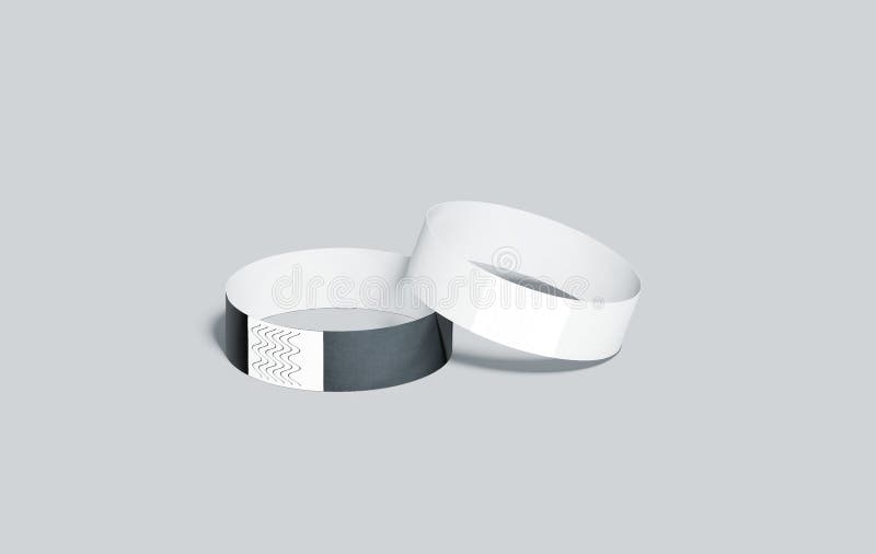 Modelos de papel preto e branco vazios dos punhos fotografia de stock Modelos de papel preto e branco vazios dos punhos fotografia de stock