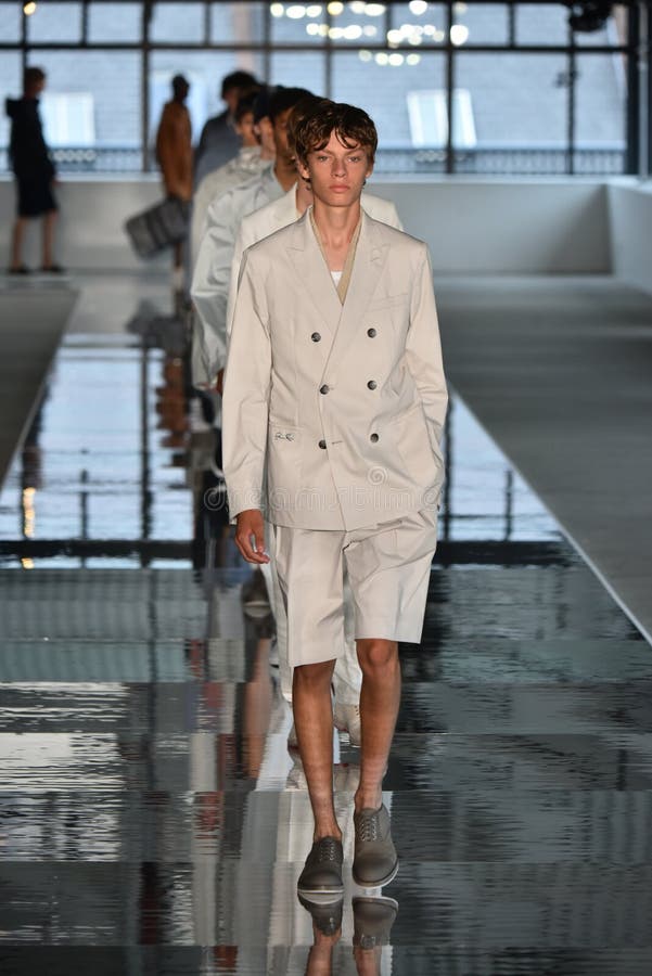 Models Walk the Runway Finale at the BOSS - Hugo Boss Show Editorial ...