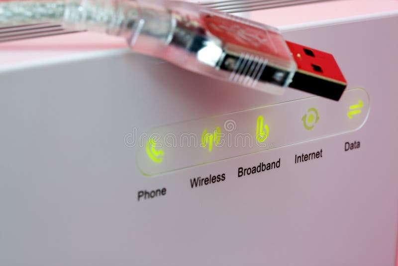 Modem sem fio fotos de stock Modem sem fio fotos de stock