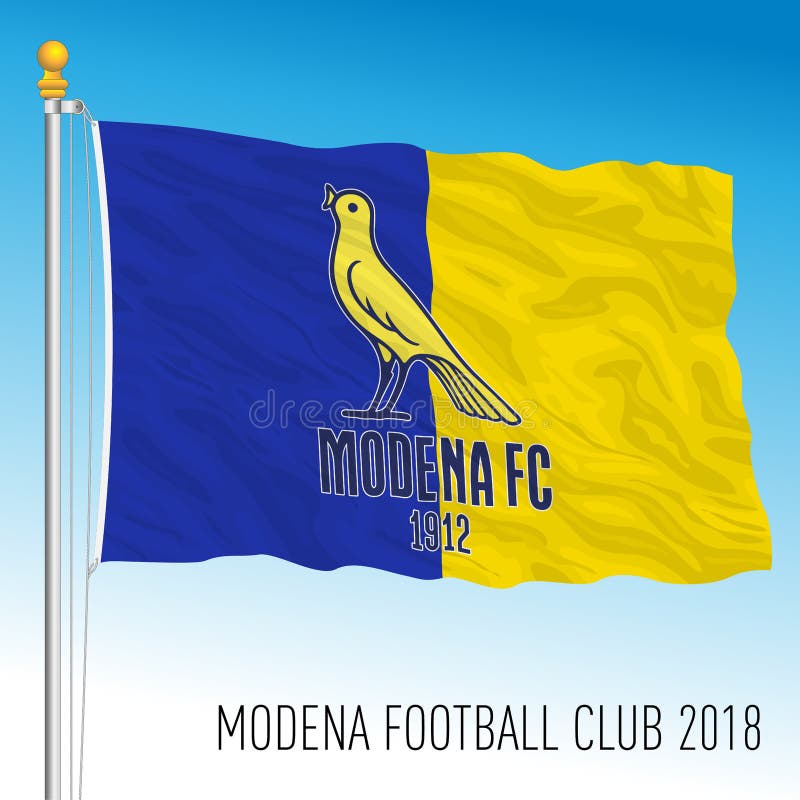 Modena Football Club 2018 Flag with New Logo Editorial Photography -  Illustration of flag, design: 250205222