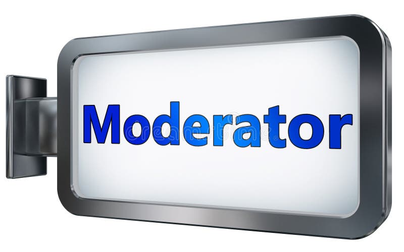 moderator clipart
