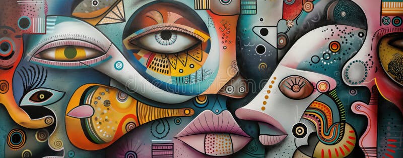 Modern Abstract Art stock photo