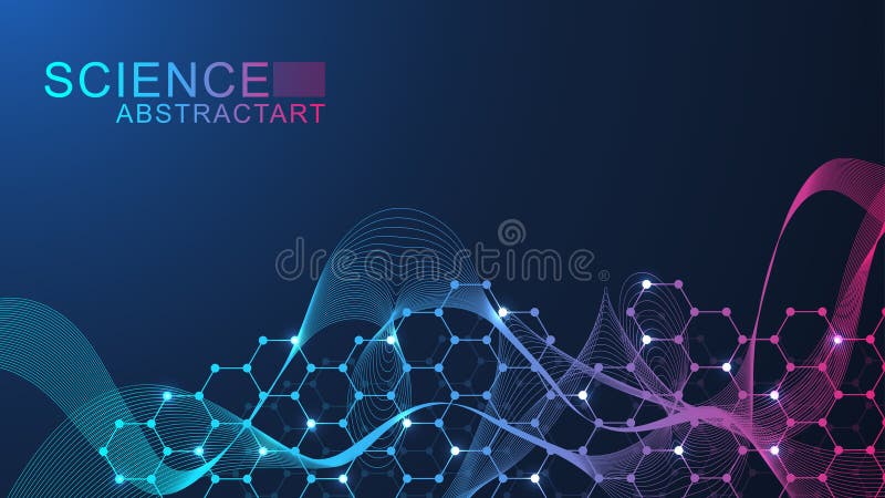 Modern abstract background with triangle and hexagon shapes pattern. Triangular geometric texture for header, web banner stock illustration