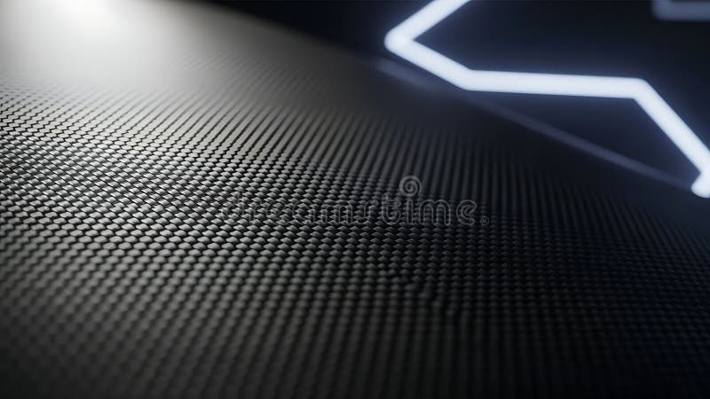 Modern abstract design with illuminated geometric pattern on textured surface stock illustration