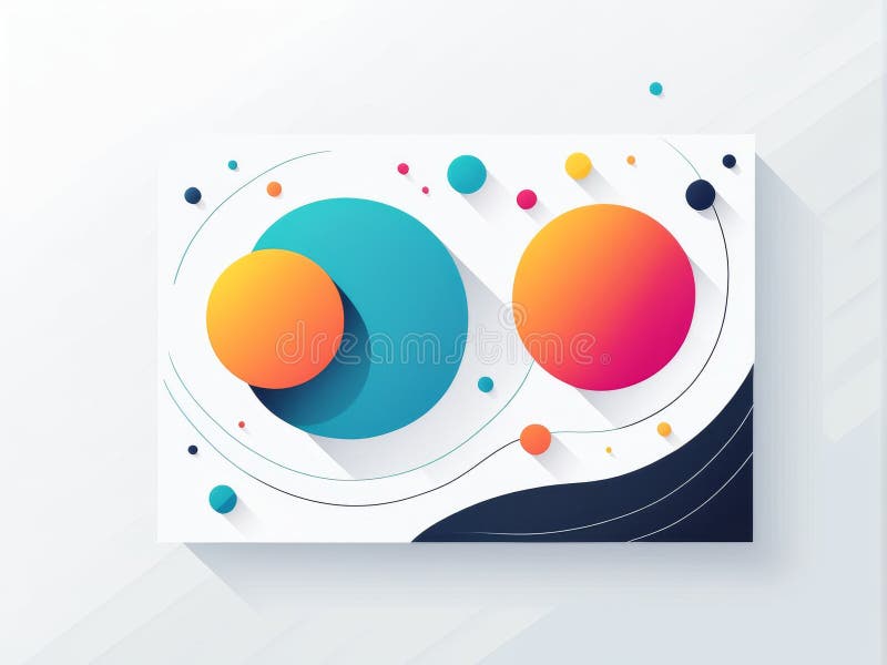 Modern abstract geometric background. design elements element stock illustration