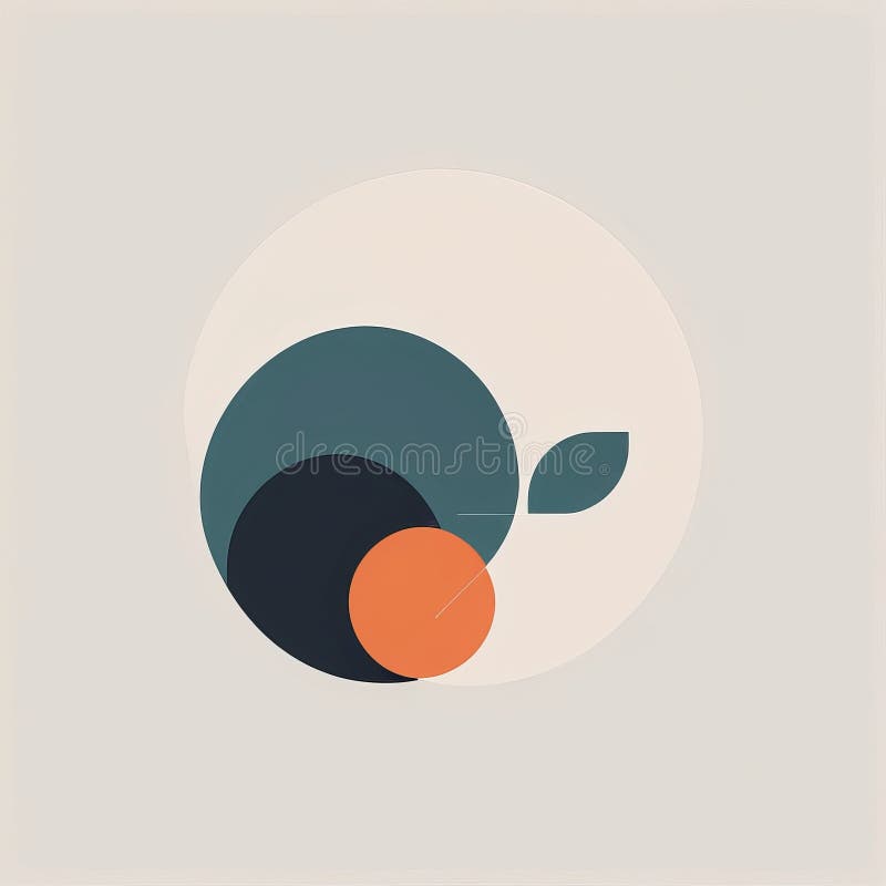 Modern abstract geometric shapes background modern abstract geometric shapes background abstract background with a circle pattern and geometric shapes. illustration AI Generated by SD