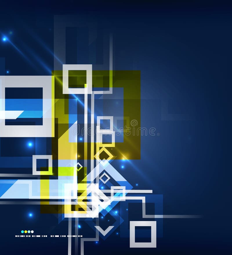 Modern abstract geometrical design royalty free illustration