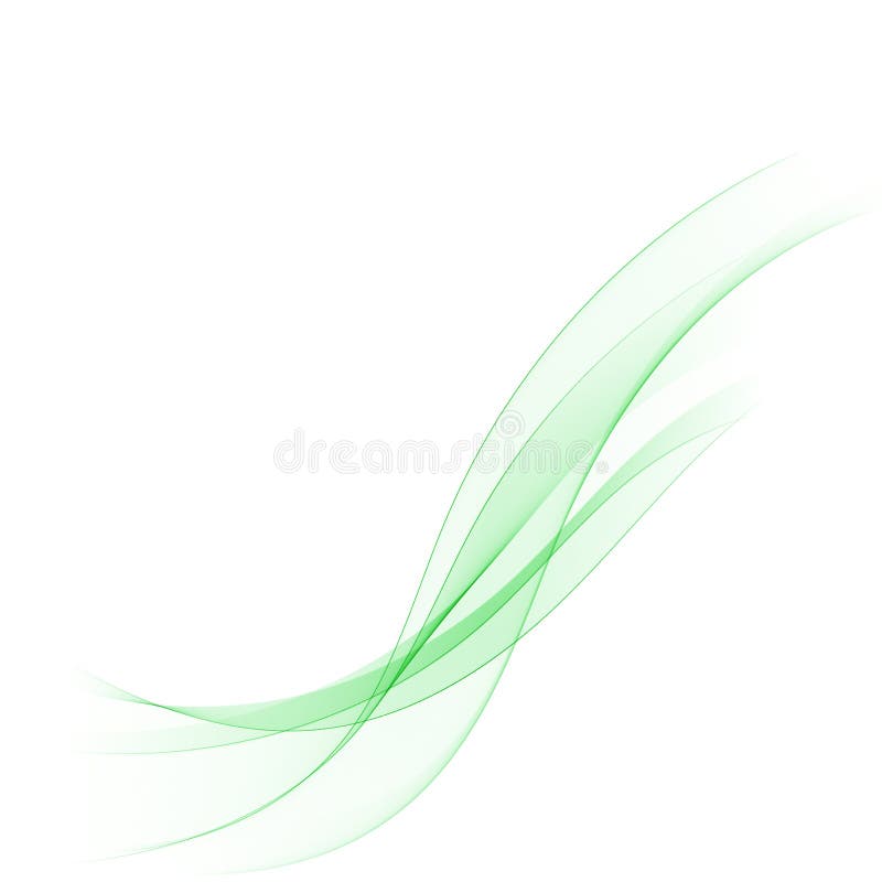 Modern Abstract Green Wave. Vector Pattern. Eps 10 Stock Illustration