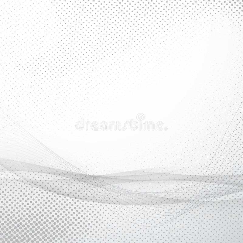 Modern abstract hi-tech smooth wave layout stock illustration