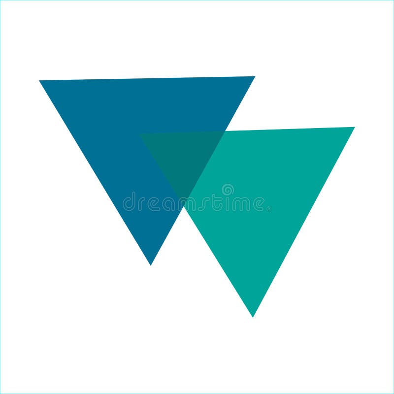 Modern Abstract Illustration with Triangles. Design Element. Geometric