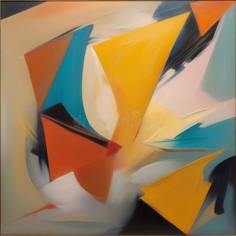 Modern abstract painting. 3d rendering modern abstract painting. 3d rendering abstract background with colorful vector illustration