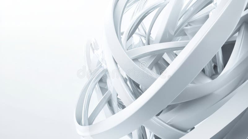 Modern abstract white background with technology-inspired clean design vector illustration