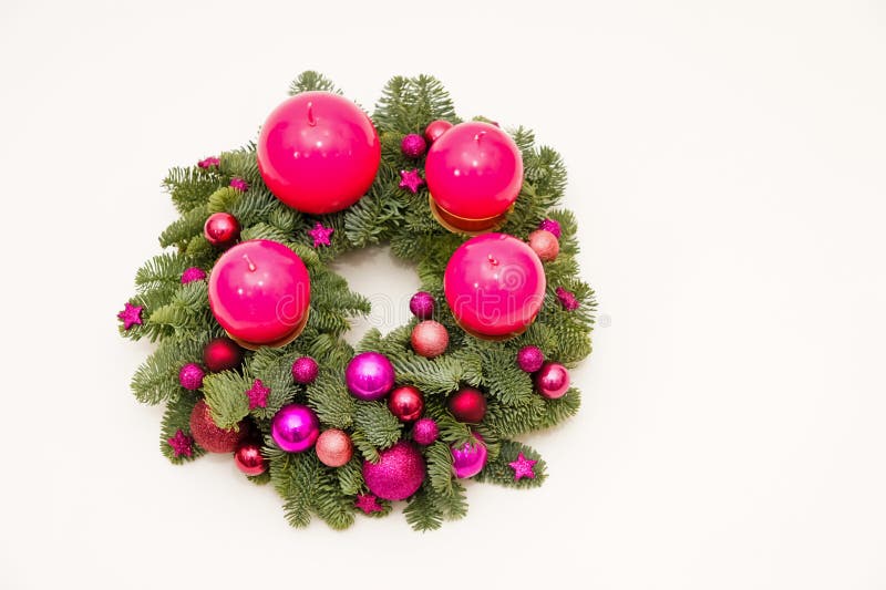 Modern advent wreath