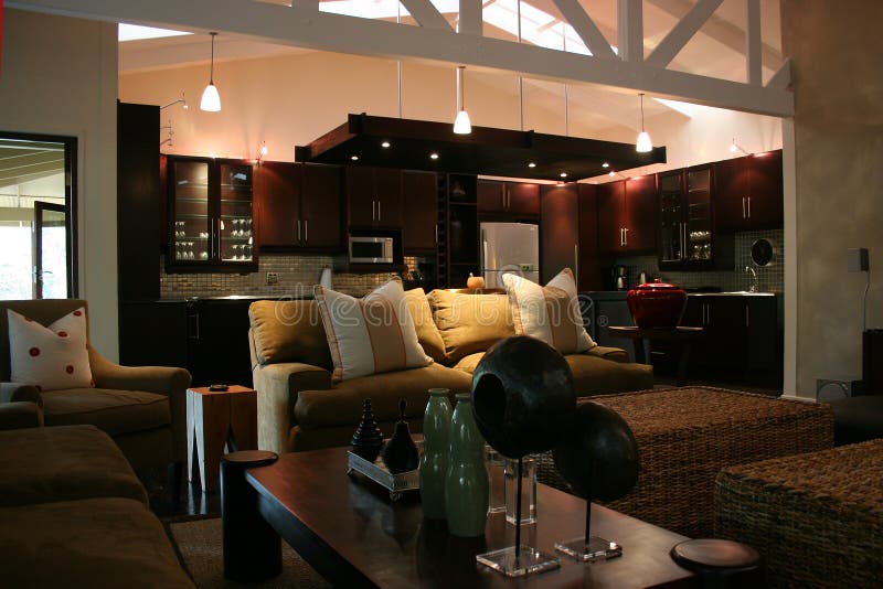 Modern African interior stock image. Image of game, room - 1503445