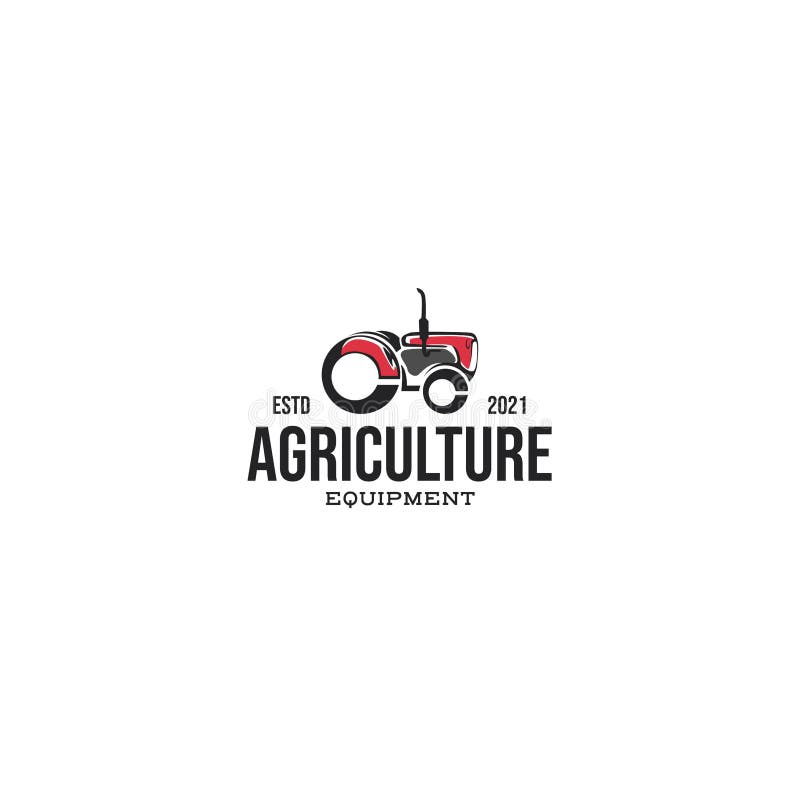 Modern AGRICULTURE EQUIPMENT Farm Logo Design Stock Image - Image of ...