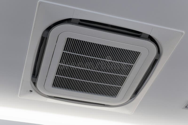Modern Air Conditioning System on the Ceiling Stock Photo Image of