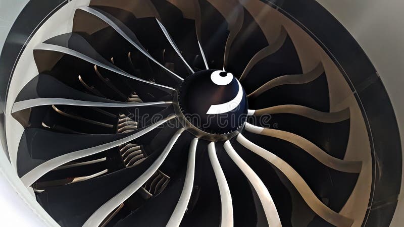 Modern airplane engine img