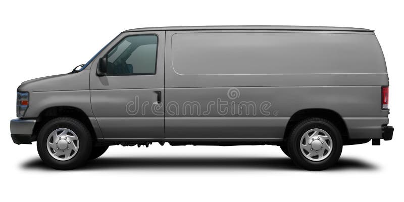 dark grey van