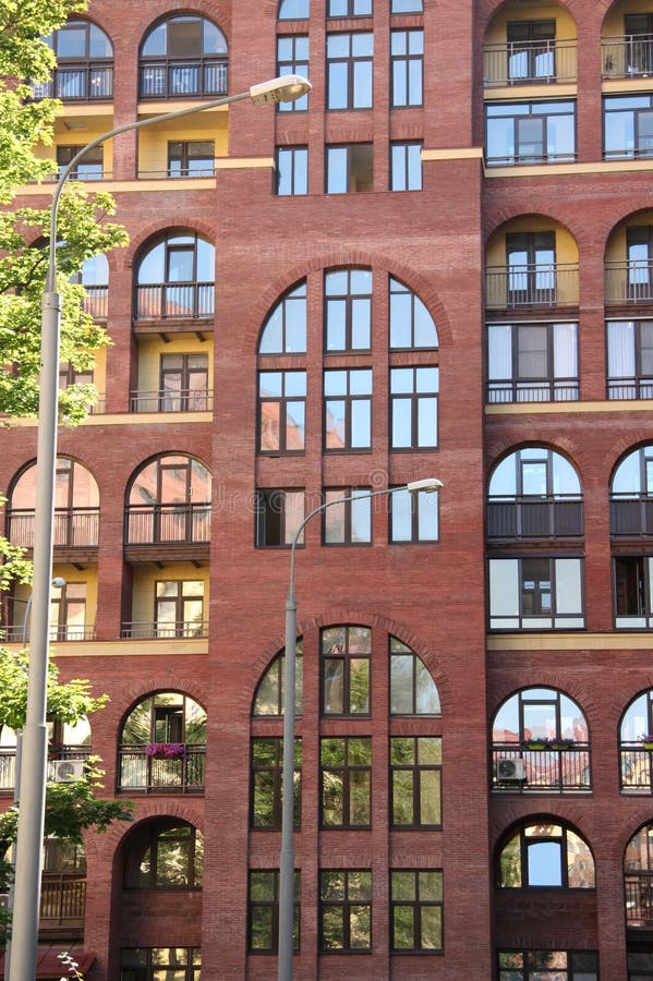 Modern Apartment Building stock photo