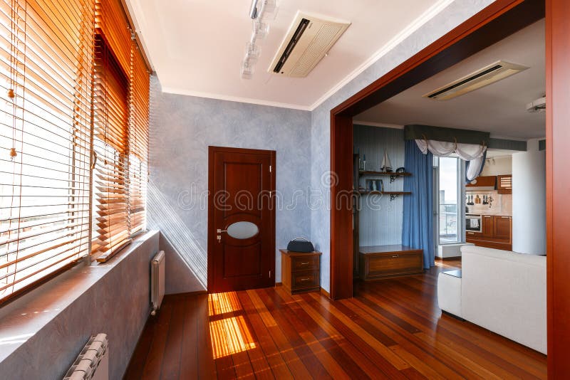 Modern apartment apartment, designer interior from the inside stock photo Modern apartment apartment, designer interior from the inside stock photo