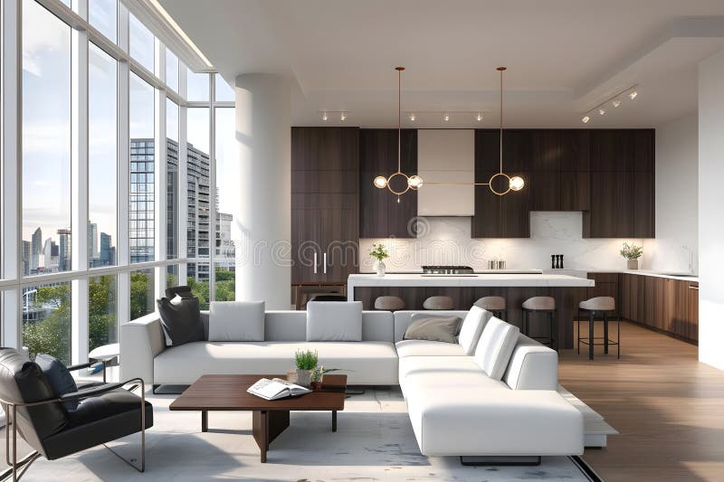 Image showcasing Modern Interior Design with City View - Pinterest