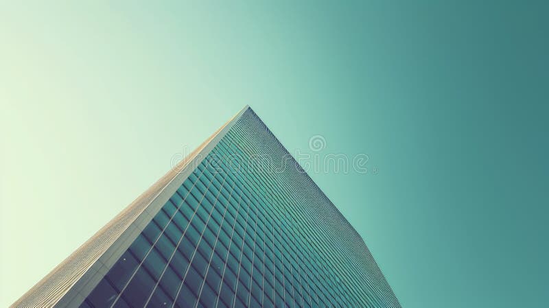 The modern architectural building or skyscraper with bright blue sky. AIG42. royalty free stock photos