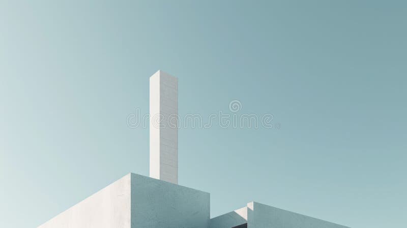 The modern architectural building or skyscraper with bright blue sky. AIG42. stock image