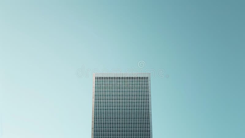 The modern architectural building or skyscraper with bright blue sky. AIG42. royalty free stock photos