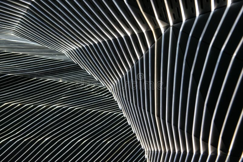 Modern architectural detail stock photography