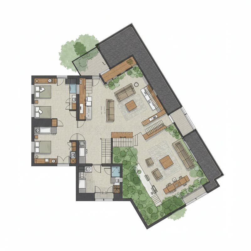 View of Penthouse Design: Architecture on Top of the World - ArchDaily